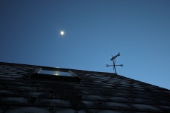 Moon over the Fish House