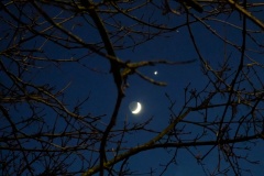 Moon over Newport