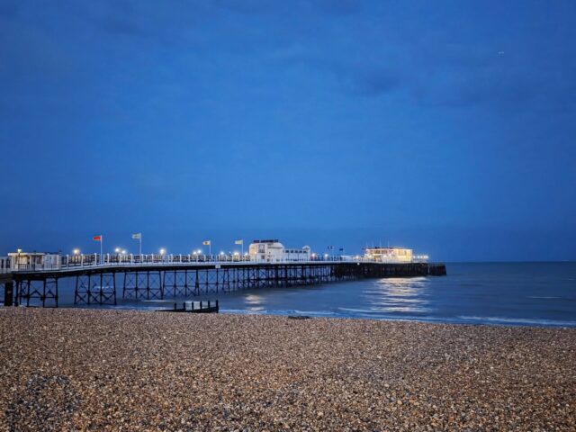 Worthing beach & pier. Digital photograph, 2025. 

I'm on the cusp of leaving Newport, having come here for personal reasons which have now evaporated. Much as I have love & fondness for those I leave behind, I need to get away now, to somewhere I feel I belong, in a way I have never felt here. And, oh God, I need to be by the sea at some point before I die.

My journeyings over the past couple of years, particularly with regard to art & nature, have led me to West Sussex. It doesn't feel like an exaggeration to say that I have fallen in love with this county; indeed, on looking back at my photos, I can almost identify the exact place & time the lightning bolt struck me. The fact that I have friends, family & ancestors in this neck of the woods now seems merely a backdrop to my personal feelings about the place.

I'm currently looking for accommodation in this area, so if anyone has any suggestions, please do drop me a DM. If I can't find anywhere by the time I need to vacate my current tenancy (4 June), I'll be heading back to my dad's in Lincolnshire, and continuing to search from there. Please be advised I have a cat! But otherwise I am a great tenant 🥰

Here's to the future...
.
.
.
.
.