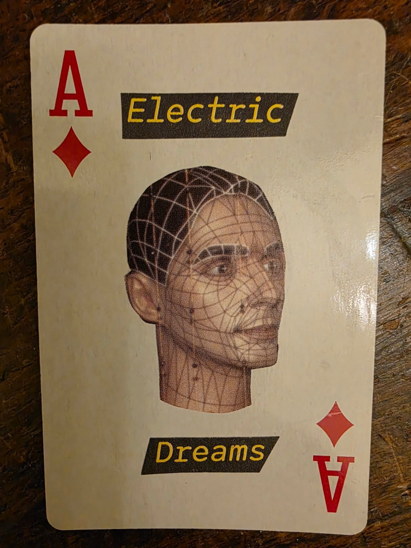 Playing card mini collage, 21/2: Ace of Diamonds. 
.
.
.
.
.
#collageart #collageartist #playingcardcollage #minicollage #analoguecollage